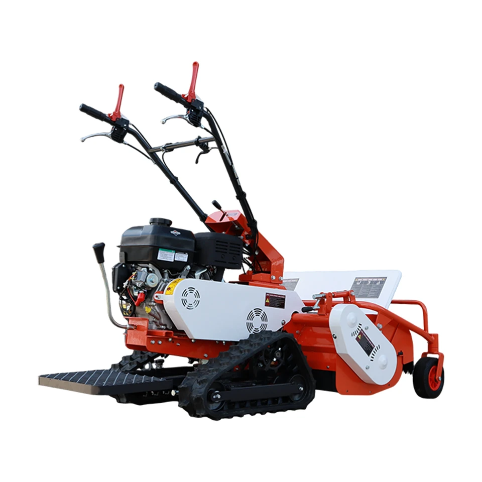 15HP Tracked 860mm Flail Mower With Stand-On Platform suppliers 15HP Tracked 860mm Flail Mower With Stand-On Platform suppliers